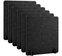 KLGFBDC Paquete de 6 separadores acústicos para Escritorio - Paneles insonorizados de privacidad de 20x24 Pulgadas para Oficina y Escuela - Pantallas de Escritorio Independientes Que reducen el ruid