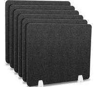 KLGFBDC Paquete de 6 separadores acústicos para Escritorio - Paneles insonorizados Independientes de 20x24 Pulgadas para Oficina y Escuela - Separadores de Escritorio Que reducen el Ruido (Gris)