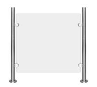 KLGFBDC Puerta batiente de Seguridad acrílica Duradera para supermercados, oficinas y almacenes - Puerta de Entrada metálica de 80x80 cm para bibliotecas y Tiendas - ¡Proteja su Espacio!