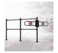 KLGFBDC Puerta batiente Manual con barandilla de Seguridad para el Control de Acceso peatonal en Espacios comerciales.