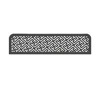 KLGFBDC Separador de ambientes de Hierro Negro para Comedor, Elegante mampara Decorativa de 30 cm de Altura, Separador de Bar para Restaurante de 110 cm, diseño HOL Que no se decolora, Elegante sepa