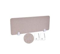 KLGFBDC Separador de Escritorio acústico - Panel de privacidad con reducción de Ruido para oficinas, aulas, hogares y bibliotecas - Beige 30x120CM - Mejora la concentración y la Comodidad - Pantalla