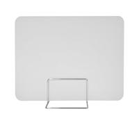 KLGFBDC Separador de Escritorio para privacidad, Ideal para estudiar, exámenes, aulas, oficinas y restaurantes. Soporte de Metal Blanco de 40 x 40 cm. Mejora la concentración y la productividad.