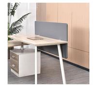 KLGFBDC Separador de Escritorio portátil insonorizado, mampara de privacidad móvil para Estaciones de Trabajo de Oficina y aulas, Tablero de Mesa Gris de 120 x 60 cm (1 Pieza) - Mejora la concentrac