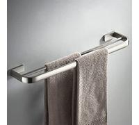 KLGFBDC Toallero de baño Blanco de latón, Creativo, montado en la Pared, Doble, para Colgar Toallas, para Lavabo, Cocina, baño, Hotel, 57 cm