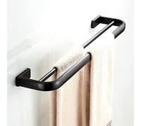 KLGFBDC Toallero de baño Blanco de latón, Creativo, montado en la Pared, Doble, para Colgar Toallas, para Lavabo, Cocina, baño, Hotel, 57 cm