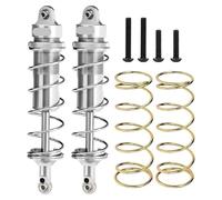 KLHYTGFA Amortiguadores Traseros Delanteros de Metal de 125MM 8961 9660 for Coche Trax-xas 1/8 MAXX Slash 6S 1/10 1,0 2,0 4S RC(Army Green)