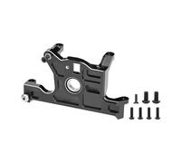 KLHYTGFA Base de Montaje de Motor de aleación 7075-T6 for Trax-XAS Slash LCG Rally Jato 4X4 1/10 RUSTLER 4X4 Pieza de actualización(Schwarz)