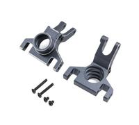 KLHYTGFA Copa de dirección del Asiento del Cubo C de aleación de Aluminio, Copa del Eje Trasero for ARRMA 1/10 Kraton Outcast 4X4 4S V2 BLX 1/8 Mojave 4X4 4S BLX, Piezas(Titanium Rear Hubs)