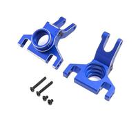 KLHYTGFA Copa de dirección del Asiento del Cubo C de aleación de Aluminio, Copa del Eje Trasero for ARRMA 1/10 Kraton Outcast 4X4 4S V2 BLX 1/8 Mojave 4X4 4S BLX, Piezas(Blue Rear Hubs)