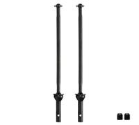 KLHYTGFA Eje de transmisión CVD de Eje Delantero/Trasero de Acero Duro CNC for AR310458 AR310590 AR310591 for RC 1/7 1/8 ARR-MA 6S(2Pcs Front Black)
