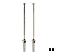 KLHYTGFA Eje de transmisión CVD de Eje Delantero/Trasero de Acero Duro CNC for AR310458 AR310590 AR310591 for RC 1/7 1/8 ARR-MA 6S(2Pcs Rear Silver)