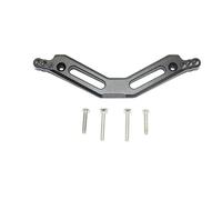 KLHYTGFA For ARR-MA 1/8 Typhon 1/10 Granite Big Rock Crew Senton Kraton OUTCAS 4X4 3S Placa de Soporte de Torre de Choque Trasero de Metal AR320399(Schwarz)