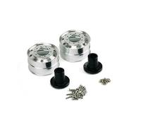 KLHYTGFA For camión 1/16, Rueda de aleación de Aluminio 50001, Eje Delantero sin Motor, Campana Ancha, Modelo LESU