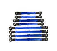 KLHYTGFA Juego Completo de eslabones de Varilla de Amarre Ajustables de aleación de Metal 9742R + 9749 for Trax-xas 1/18 TRX4M TRX-4M Defender Bronco Coche trepador de Control Remoto(Blauw)