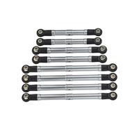 KLHYTGFA Juego Completo de eslabones de Varilla de Amarre Ajustables de aleación de Metal 9742R + 9749 for Trax-xas 1/18 TRX4M TRX-4M Defender Bronco Coche trepador de Control Remoto(Army Green)