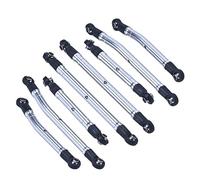 KLHYTGFA Juego de eslabones Ajustables de Aluminio de Alta Distancia for Trax-XAS 1/18 TRX4M K10 High Trail(Army Green)