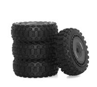 KLHYTGFA Juego de neumáticos for Control Remoto, Llantas de 17mm, Juego de 4 Piezas Adecuado for ARR-ma Ty-Ron 6S, Compatible con vehículos a Escala 1/8(White)
