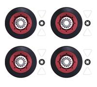 KLHYTGFA Paquete de 4 Rodillos de Soporte de Tambor secador 8536974 for Whirlpool Kenmore Maytag 8536973 W10314171 W10314173 WPW10314173 PS11752609