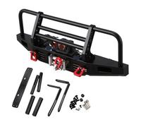 KLHYTGFA Parachoques Delantero de Metal con Sistema de Control Remoto con cabrestante for Crawler RC 1/10 Trax-xas TRX4 Axial SCX10 y SCX10 II 90046