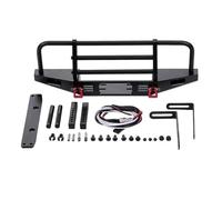 KLHYTGFA Parachoques Delantero de Metal for Coche RC, for 1/10 RC Crawler Trax-xas TRX4 Defender Axial SCX10 SCX10 II 90046 90047