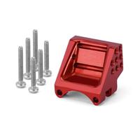 KLHYTGFA Soporte Superior de Brazo de Eje Trasero de Aluminio con Altura Ajustable for actualización de Crawler RC 1/24 Axial SCX24(Rood)