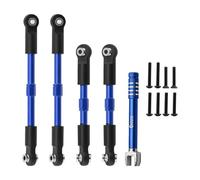KLHYTGFA Tensores de Metal Camber Links Toe Links Set Linkage for ARR-MA 1/10 Gorgon 4X2 VORTEKS 2WD Fury Mega 550 Quake Piezas de Mejora(Blauw)