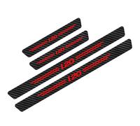 KLHYWEN 4 Piezas Fibra de Carbono Protector Umbral Puerta Coche para Hyun-dai I20, Antideslizante Antiarañazos decoración Accesorios,Red