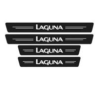 KLHYWEN 4 Piezas Protector Barra Umbral Puerta Coche para REN-Ault Laguna 1 2 3 MK1 MK2 MK3, Antideslizante Antiarañazos Accesorios Interior,White