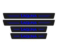 KLHYWEN 4 Piezas Protector Barra Umbral Puerta Coche para REN-Ault Laguna 1 2 3 MK1 MK2 MK3, Antideslizante Antiarañazos Accesorios Interior,Blue
