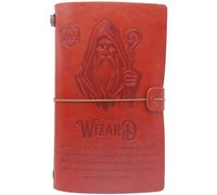 KLIBEN Diario DND de cuero sintético para jugadores de rol, Cuaderno de notas para D&D, Bloc de Notas estilo fantasía, Regalo original para jugadores de Dungeons and Dragons, Accesorio juego de rol