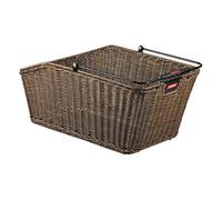 KLICK-FIX Hinterradkorb-2128051940 Cesta para Rueda Trasera, Unisex Adulto, Negro, 44x24x20cm