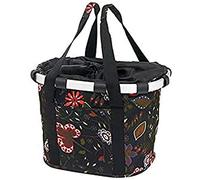 KLICKfix 0303FOL - Cesta de bicicletas, color Negro, 26 x 35 x 38 cm