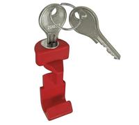 KlickFix Zubehör Taste Rot Mit Schloß Neu Accesorios, Unisex, Negro, 27.5 x 2.10-Inch