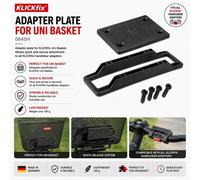 KLICKfix Adaptador Para Portaequipajes GTA Coupling 0845H Bolsa Color Negro
