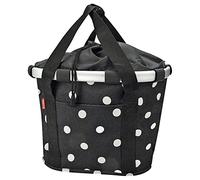 KLICKfix reisenthel Bikebasket 15 - Cesta de manillar 35 cm (black dots)