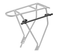 KlickFix Gepäckträgerstrebe Xtra Rail Schwarz, f. Gepäckträger mit Ø 8 16 mm, 1916S
