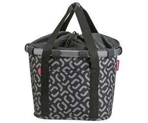 KLICKfix reisenthel Bikebasket 15 - Cesta de manillar 35 cm (signature black)