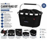 KLICKfix Reisenthel Carrybag Gt Uniklip Bicicleta Cesta Twist Azul 21L