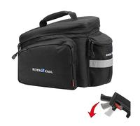 KLICKfix Unisex - Mochila para Adultos, 2 Bolsillos, Color Negro, Talla única