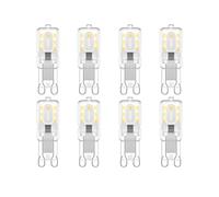 Klighten G9 Led Bombilla 3W Equivalente a 30 W Blanco Natural 4000K 300LM, 14×2835 SMD Lámpara G9 para Iluminación del Hogar, Paquete de 8