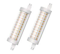 Klighten Lampadina R7S LED 15 W 118 mm Lampadina J78 Doppio Effetto Lineal, Bianco Caldo 3000 K, Non Dimmerabile 230 V AC, 1500 lm, 360 Gradi, Confezione da 2