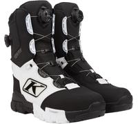 Klim Adrenaline Pro S GTX BOA Botas para motos de nieve, negro-blanco, tamaño 46 para Hombres