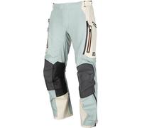 Klim Adventure Rally Gore-Tex Pantalón Textil Moto Enduro, gris/menta/naranja, Talla 38