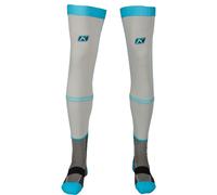 Klim Aggressor -1.0 Knee Brace Calcetines, gris/azul, Talla M