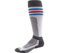Klim Aggressor Vented Calcetines para deportes de motor, Gris/azul/rojo, Talla M