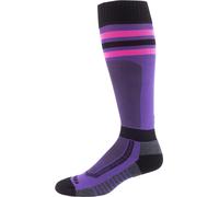 Klim Aggressor Vented Calcetines para deportes de motor, negro/morado/rosa, Talla S