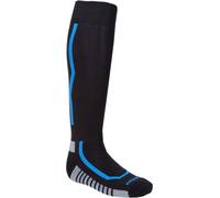 Klim Agressor 1.0 Calcetines para motos de nieve, negro/gris/azul, Talla S