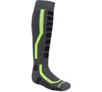 Klim Agressor 2.0 Calcetines para motos de nieve, negro-gris-amarillo, tamaño M para Hombres