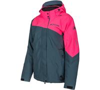 Klim Allure 2022 Chaqueta para motonieve para damas, rosa-verde-azul, tamaño XL para Mujer